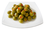 Manzanilla rellena de pimpiento